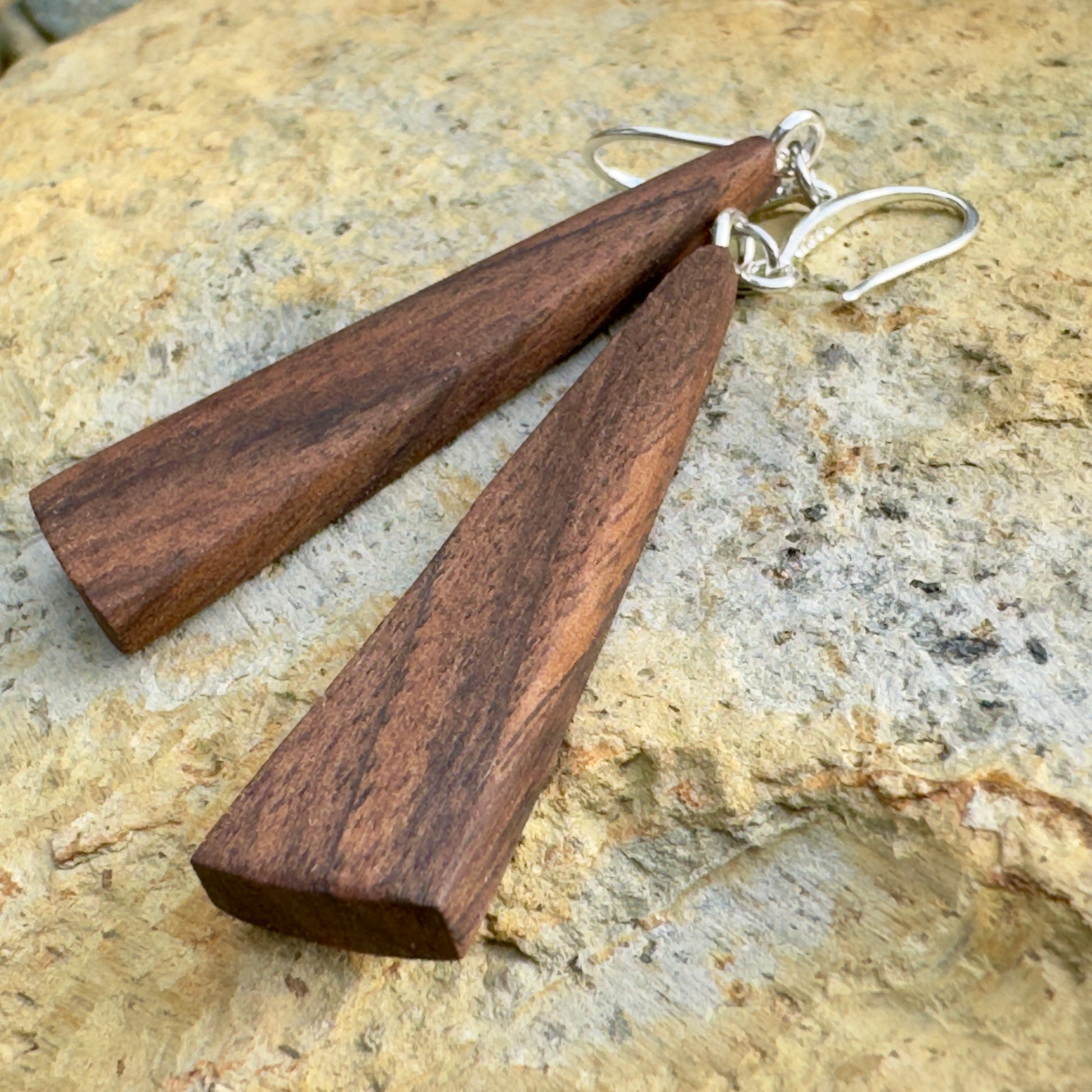 Medium Black Walnut Triangle - Thin Style